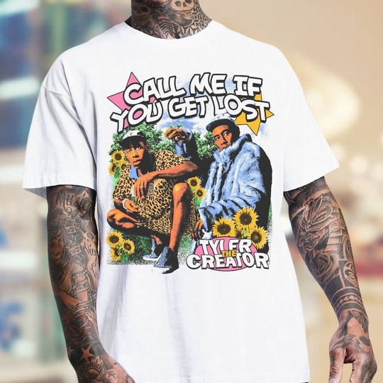 Vintage Call Me If You Get Lost Style T-shirt
