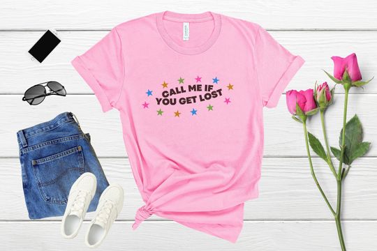 Call Me If You Get Lost T-Shirt, Golf Aesthetic Unisex