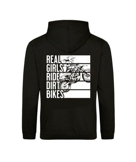 Discover Real girls ride dirt bikes hoodie - motorsport inspired apparel - moto motocross bikes supercross