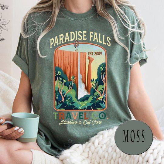 Disney Pixar Up Paradise Falls Est 2009 Shirt, Disney Carl and Ellie Shirt