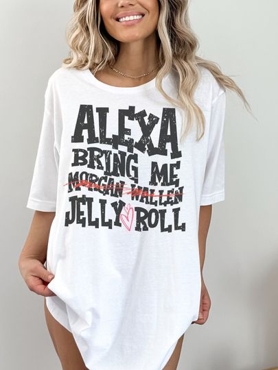 Alexa Bring Me Jelly Roll Shirt, Jelly Roll Wallen Western Shirt
