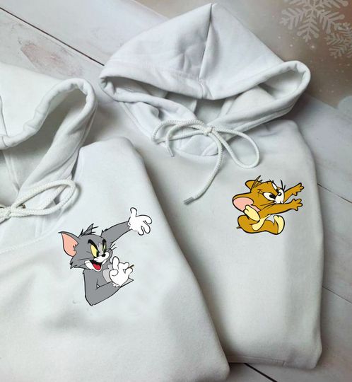 Tom and Jerry Unisex Pullover Hoodie