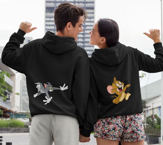Tom and Jerry Unisex Pullover Hoodie