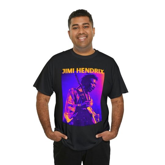 Jimi Hendrix Tshirt, Rock & Roll Guitarist Shirt