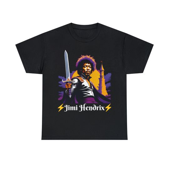 Jimi Hendrix The Purple Knight Tshirt