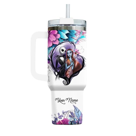 Jack And Sally Personalized Disney 40oz Tumbler