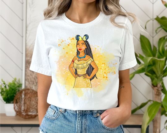 Pocahontas Princess Tee, Disney Princess Shirt