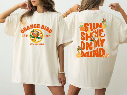 Orange Bird Sunshine Shirt, Disney Orange Bird Shirt