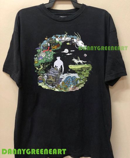 Hayao Miyazaki Shirt, Spirited Away Studio Ghibli Shirt