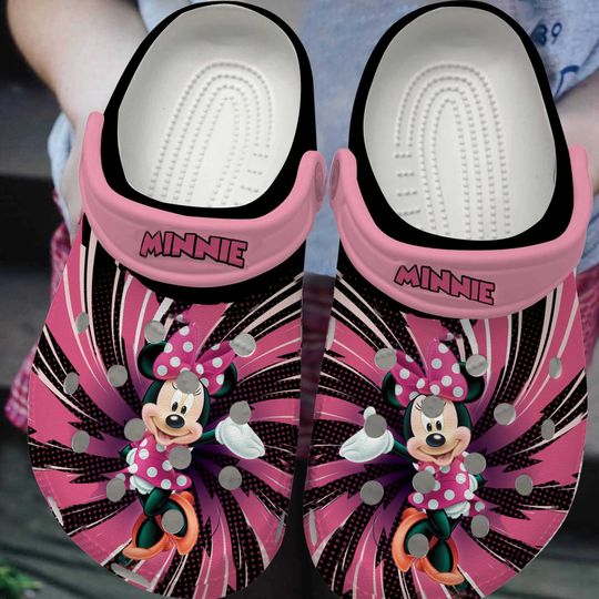 Minnie Mouse Unisex Clogs, Disney Minnie Mouse Clogs For Men Women