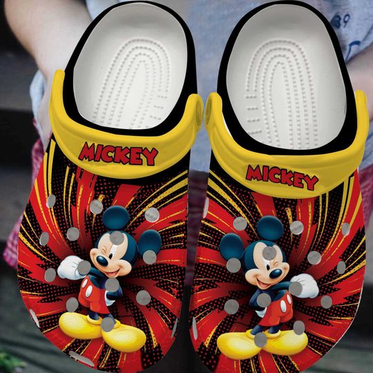 Mickey Mouse Unisex Clogs, Disney Mickey Clogs Shoes