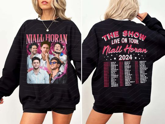 The Show Live On Tour Niall Horan 2024 Double Sided Sweatshirt