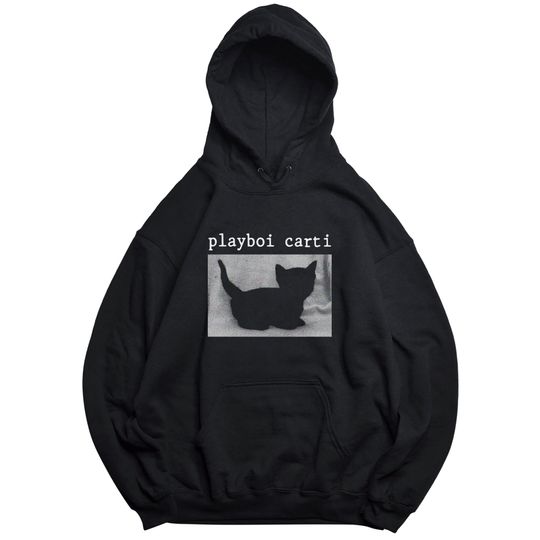 Playboi Carti Black Cat Pullover Hoodie - WLR Merch