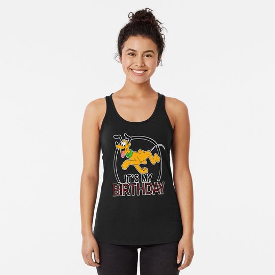 Lover Gifts Doggy Birthday It My Birthday Gift For Movie Fans Racerback Tank Top