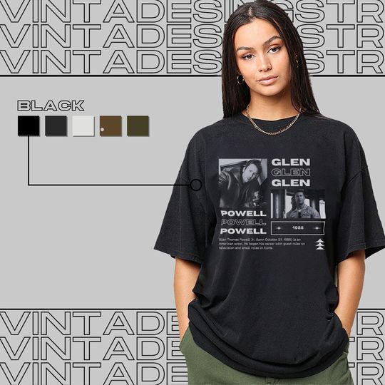 Glen Powell T-Shirt, Gift for Men and Women