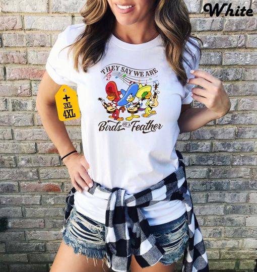 They Say We Are Birds Of A Feather Shirt, The Three Caballeros Shirt, Disney