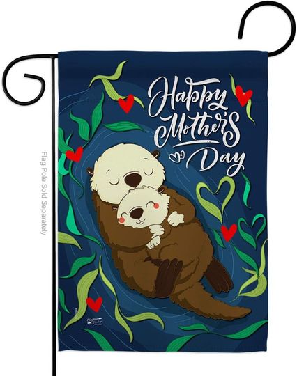 Colorful Happy Mother's Day Garden Flag