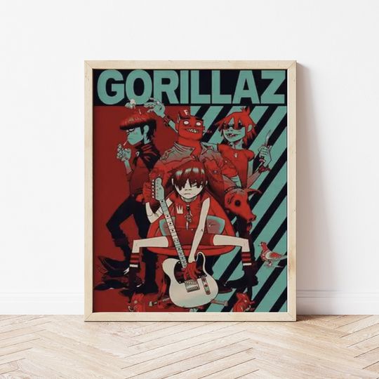 Gorillaz Poster, Room Decoration