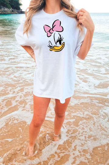 Daisy Duck Face, Daisy Duck Tshirt | Daisy Duck Shirt, Daisy Duck Tee, Daisy Head Tshirt