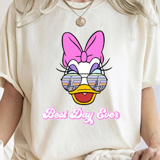 Best Day Ever Daisy Duck Shirt, Funny Graphic Tee, Family Matching Tee, Magic Kingdom Shirt