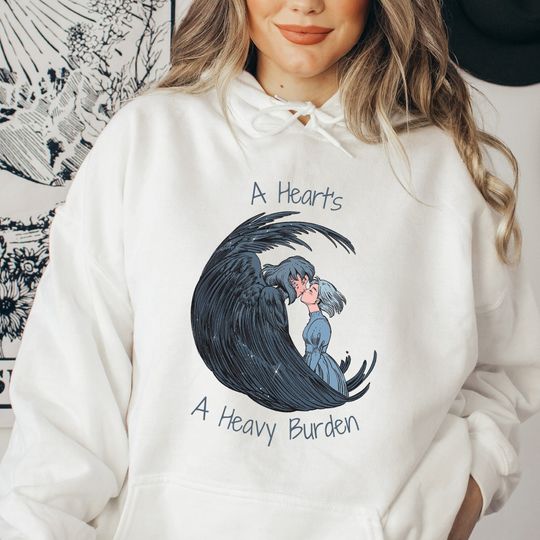 Howl's Moving Castle Inspired Howl & Sophie "A Heart's A Heavy Burden" Hoodie
