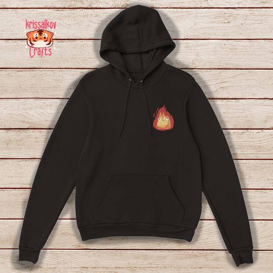 Studio Ghibli Calcifer hoodie, Howl's Moving Castle Calcifer