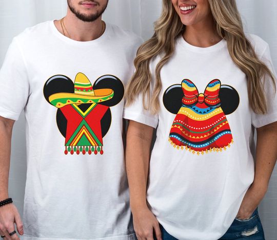 Mickey And Minnie Cinco De Mayo Shirt, Cinco De Mayo Mickey Minnie Mouse Shirt
