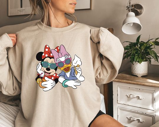Minnie and Daisy Sweatshirt, Disney Best Friends Shirt, Minnie Daisy Sweatshirt, Daisy Duck Shirt, Minnie and Daisy Tee, Disney Family Trip