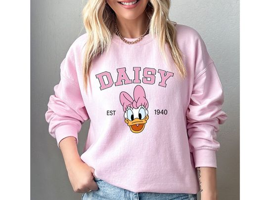 Daisy Duck Sweatshirt, Vintage Daisy Duck Sweatshirt, Matching Family Disney Shirts, Disney Shirt, Disneyland Shirt, Retro Funny Sweater