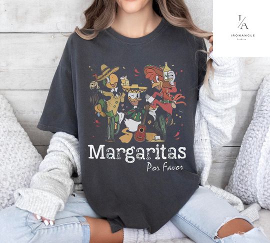 Vintage Disney Margarita Shirt, Disney Epcot Shirt