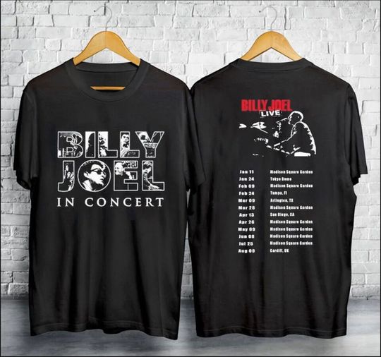 Billy Joel World Tour 2024 Unisex Shirt