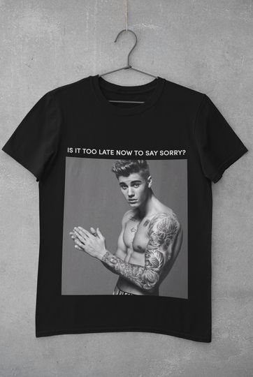 Justin Bieber Graphic T-Shirt, Justin Bieber Merch