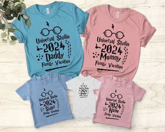 Custom Universal Studios Trip Shirt, Studios Daddy Mommy Sister Brother Tee, Universal Studios Group Shirt, Family Vacation Shirts