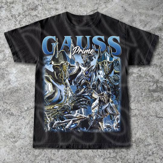 Gauss Prime Warframe Vintage T-Shirt, Gift For Woman and Man Unisex T-Shirt
