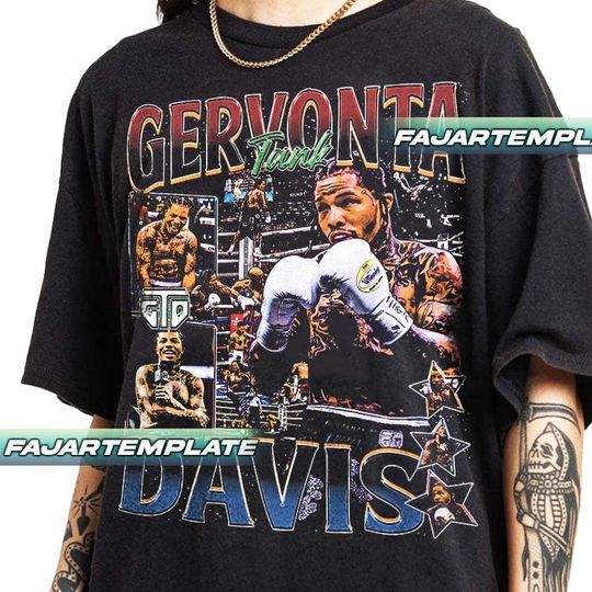 Gervonta Davis Vintage T-Shir,t Gift For Woman and Man Unisex Softstyle T-Shirt