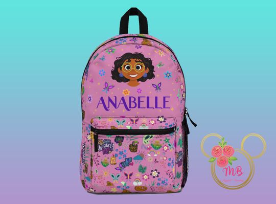 Personalizable Mirabel Encanto Themed School Backpack - Encanto Bookbag