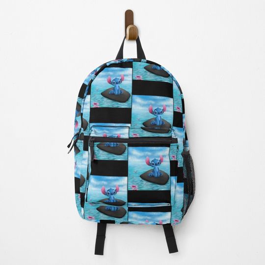 Stitch On The Beach Backpack, Stitch Backpack, Disney Backpack