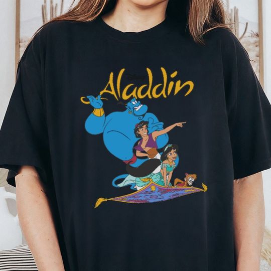 Aladdin T-shirt, Magic Kingdom, Family Matching Tee,  Jasmine Shirt