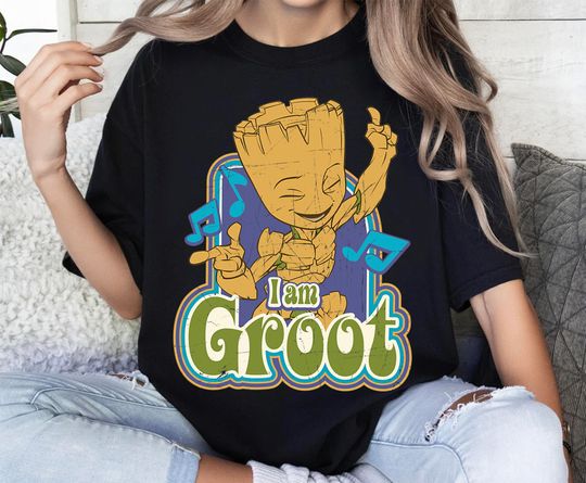 I am Groot Vintage Music T-Shirt