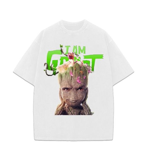 I Am Groot Funny Cute Graphic Design Unisex T-Shirt