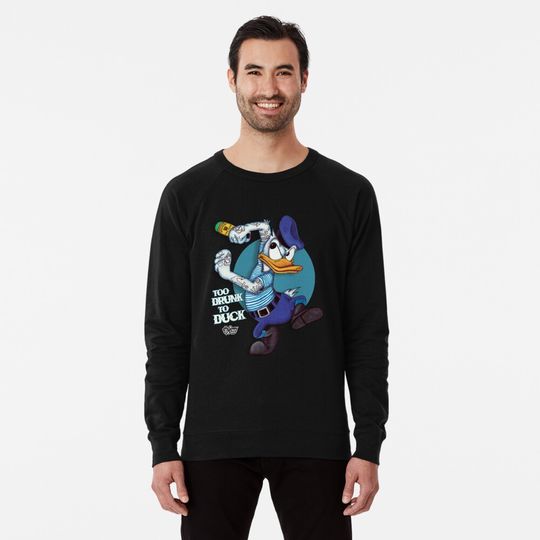 Art - Donald Duck Lightweight Sweatshirt