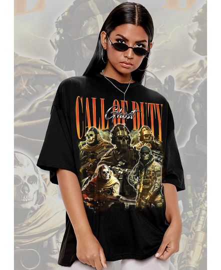 Vintage call of duty T-shirt, ghost shirt
