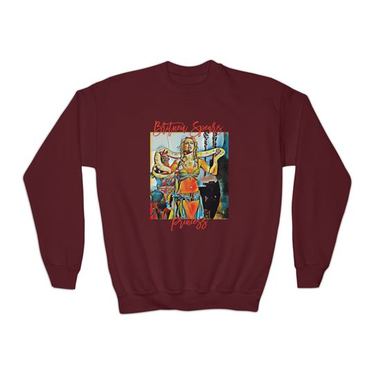 Britney Spears Music Princess Colorful Festive Sweatshirt
