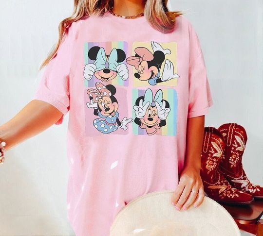 Vintage Minnie Mouse Shirt, Minnie Est 1928, Disney Shirt, Minnie Head Shirt