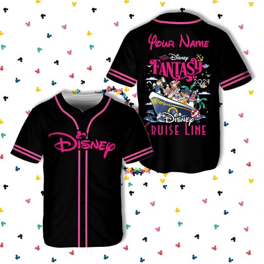 Disneyland Baseball Jersey, Disney Cruise Vacation Matching Shirt