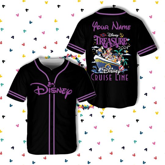 Disneyland Baseball Jersey, Disney Cruise Vacation Matching Shirt