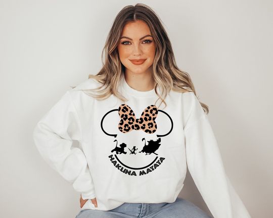 Hakuna Matata Sunset Disney Sweatshirt, Disney Lion King, Animal Kingdom Sweatshirt