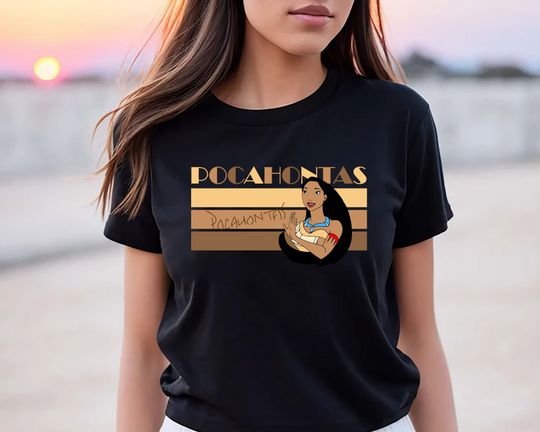 Cute Disney Pocahontas Meeko Afternoon Dreaming Shirt, WDW Magic Kingdom Holiday  T-shirt Family Birthday Gift