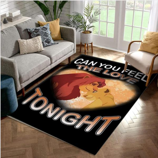 Lion King Love Area Disney Rug