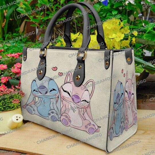 Disney Stitch Angel Leather Bag
